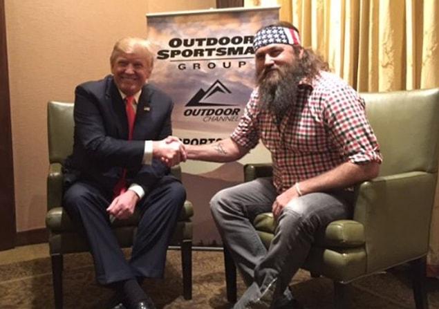 1. Donald Trump and this star of Duck Dynasty.