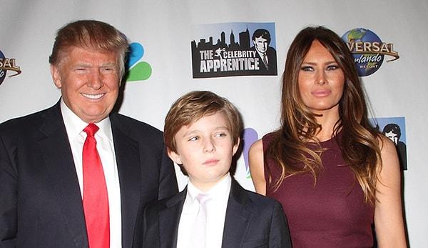 Evliliklerinin ilk yılında oğulları Barron Trump dünyaya geldi.