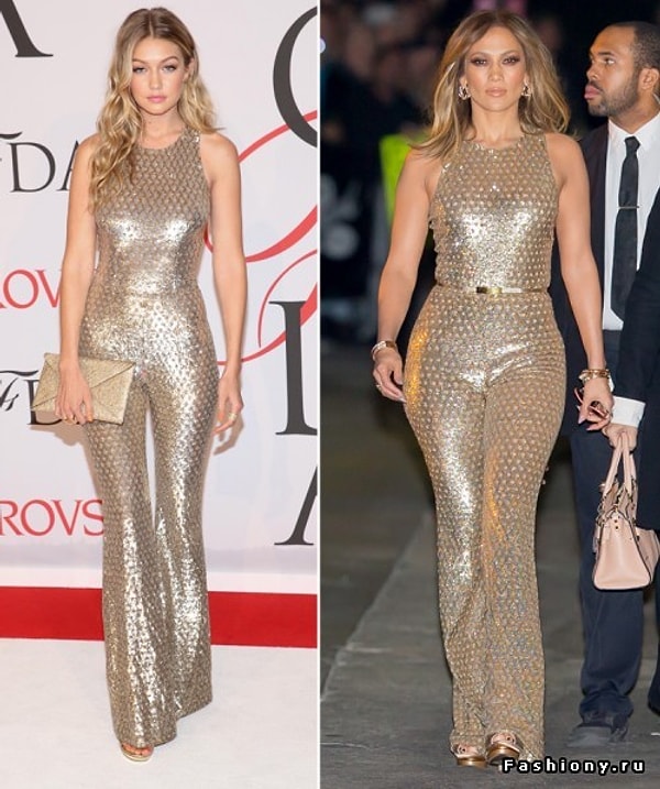 5. Джиджи Хадид vs Дженнифер Лопес