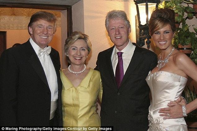 10. Hillary and Bill Clinton were amongst the guests.