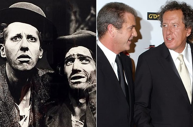21. Mel Gibson ve Geoffrey Rush, Sidney'de yer aldıkları bir tiyatro oyununda tanıştı. O sıralar oyunculuk mesleklerini sürdürme adına savaş veren ikili 4 ay kadar bir apartmanı bile paylaşmıştı.