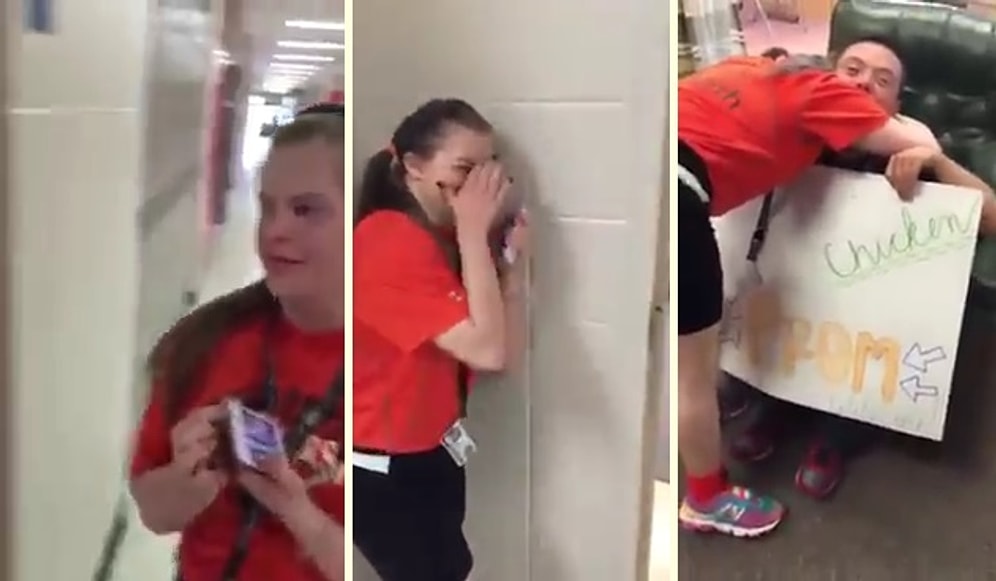 Erkek Arkadaşından Baloya Gitme Teklifi Alan Down Sendromlu Kızın Muhteşem Mutluluğu