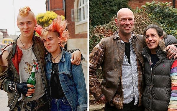 4. 80'li yılların İngiltere'sinden punk çift halen birlikteliğini sürdürüyor.