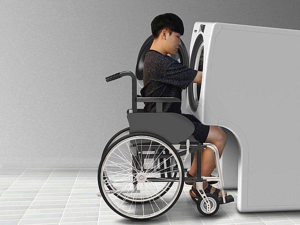 32. Tekerlekli sandalye kullanan kişiler için özel tasarlanmış Relaxed Wash. Ayrıca elde yıkama ayarı da bulunuyor.