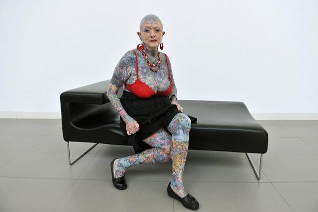15. The Guinness World Record for the most senior tattooed woman in the world.