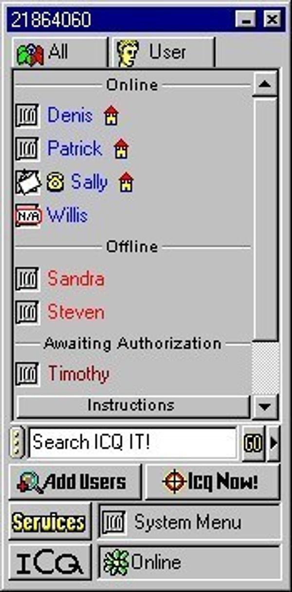 9. MSN'den de eski ICQ vardı. 😏