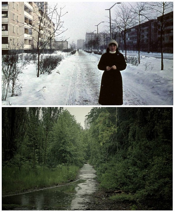 9. Одна из центральных улиц Припяти