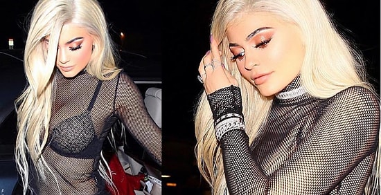 Yeni Gezici Mağazasını Tanıtırken 'Meme Ucu Piercing'lerini Gururla Sergileyen Kylie Jenner!