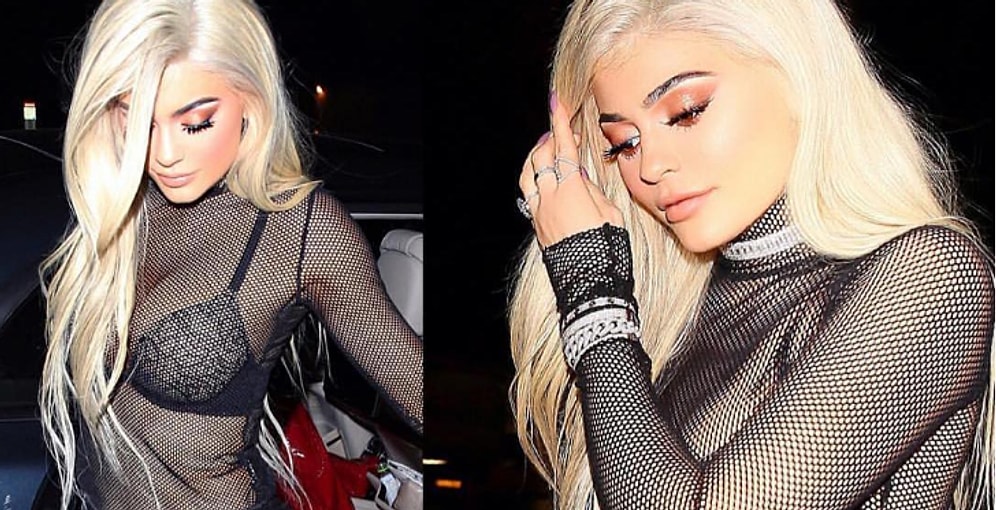 Yeni Gezici Mağazasını Tanıtırken 'Meme Ucu Piercing'lerini Gururla Sergileyen Kylie Jenner!