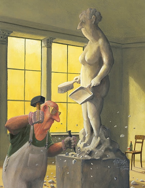 3. Скульптура женщины