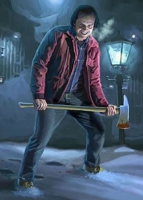 Jack Torrance (Jack Nicholson) - Kathy Bates