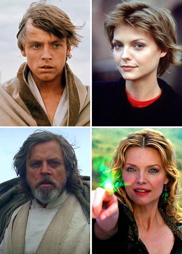 23. Luke Skywalker (Mark Hamill) - Michelle Pfeiffer