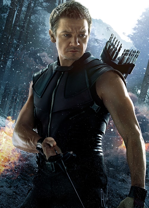Hawkeye (Jeremy Renner) - Jennifer Lawrence