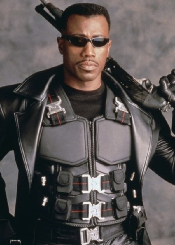 9. Блэйд (Уэсли Снайпс) - Розарио Доусон