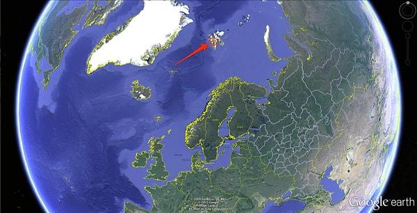 Svalbard Adası, dünyanın uçakla ulaşım sağlayabileceğiniz en kuzeydeki noktası.