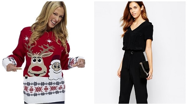 4. Свитер с оленями и Дедом Морозом