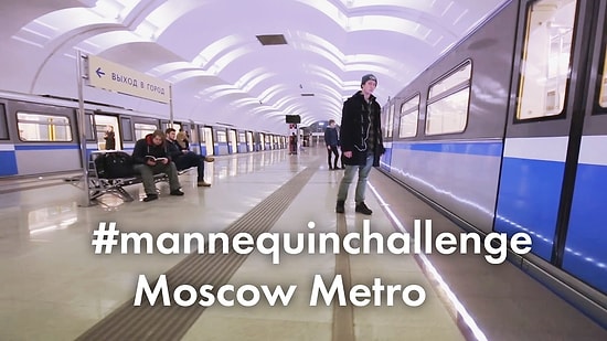 Время застыло: московское метро присоединилось к акции Mannequin Challenge