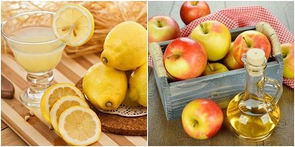 9. Sirke ve limon gibi asitli gıdalar ile zayıflamaya çalışmak!