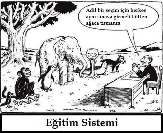 3. Ve sadece belirli derslere ilgisi olan öğrenciler başarılı görüldüğünden, sanat ile alakalı herhangi bir derse gereğinden fazla ilgi duyan çocuklar hoş karşılanmıyor.