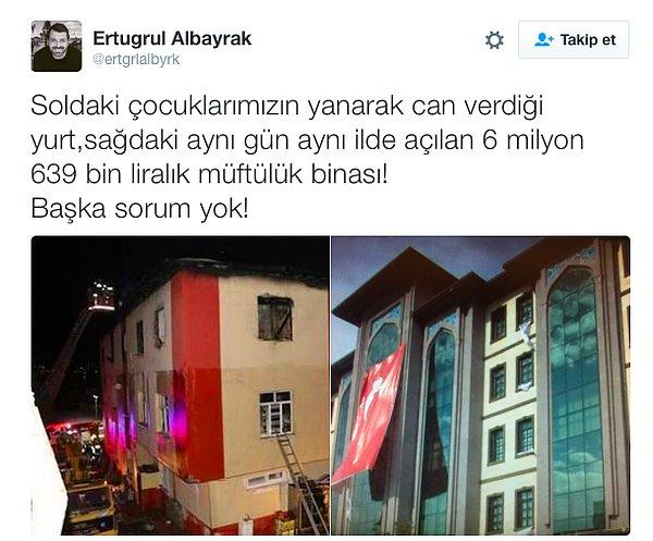 Binanın Aladağ'daki facianın yaşandığı gün açılışının basına yansımasının ardından sosyal medyada kullanıcılar tepki gösterdi.