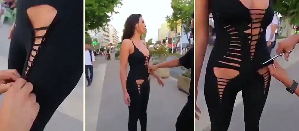 Sıradan Bir Kıyafeti Makas Darbeleri ile Muhteşem Bir Tasarıma Dönüştüren Adam