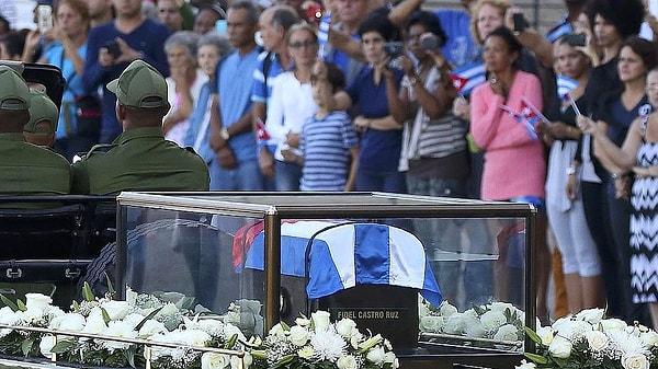 Külleri, 3 Aralık'ta Santiago de Cuba şehrine ulaşacak, 4 Aralık'ta ise Castro için cenaze töreni düzenlenecek.