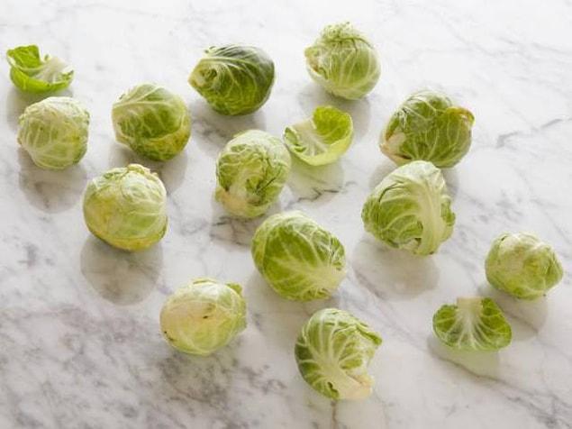 9. 12 Brussel Sprouts = 100 calories