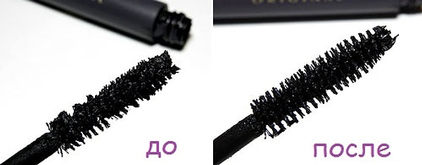 22. Чтобы тушь для ресниц лучше ложилась, щеточку для туши нужно промыть под горячей водой