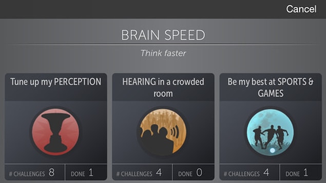 7. Brain HQ ile, kalabalık mekanlardaki uğultuları anlamlı sözcükler halinde algılayabilme yetinizi geliştirmeyi deneyebilirsiniz.