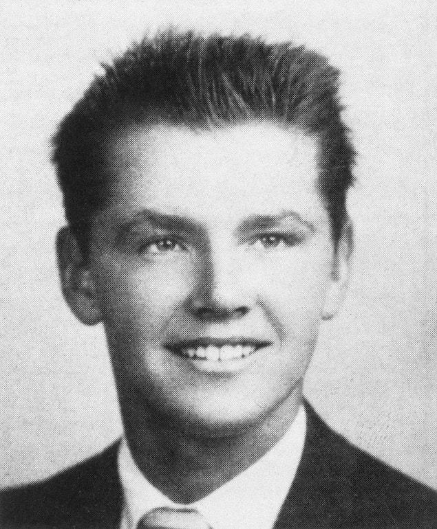 21. 18-year-old Jack Nicholson, 1955.