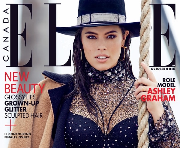 7. А в октябре с ней на обложке вышел Канадский журнал ELLE