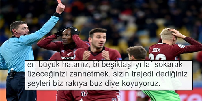 Kiev'de Futbol Değil, Hakem Katliamı Vardı! Hakeme İsyan Eden Beşiktaş Taraftarı Takımına Sahip Çıktı