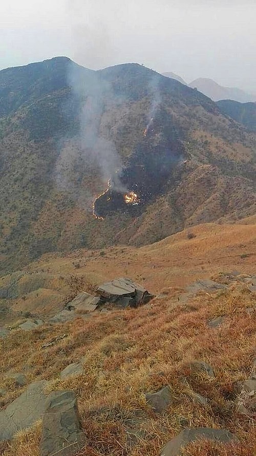 "Motor problemi nedeniyle düşmüş olabilir"
