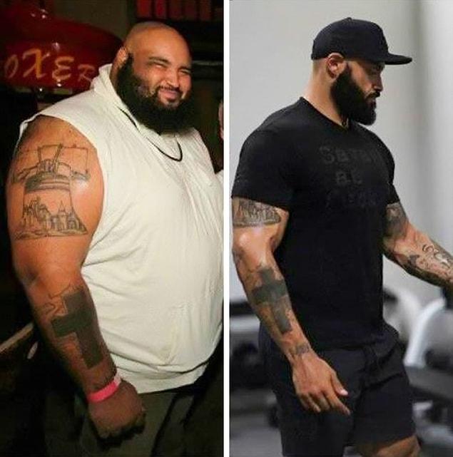 6. Pasquale got rid of 324 lbs (146 kg) in 3 years! Yes 324 Ibs!!!
