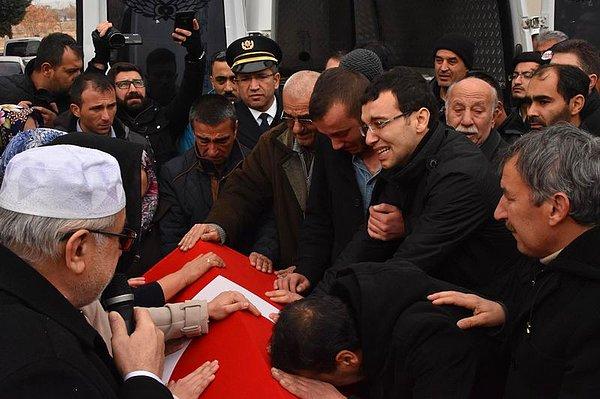 Konya'da Şehit polis Metin Düzgün dualarla uğurlandı