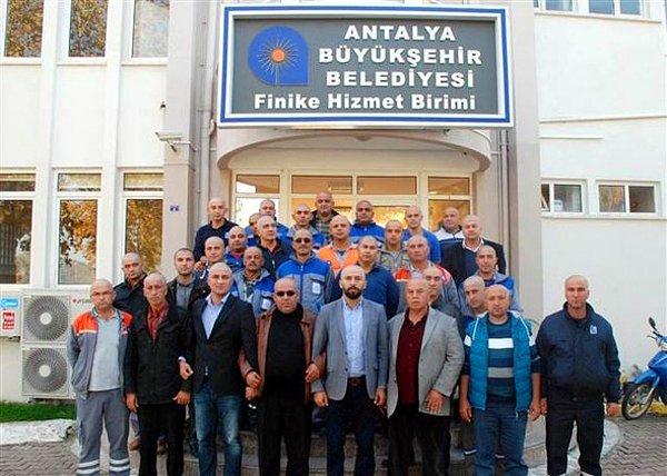 60 personelin saçını kazıtma fikri Antalya Su ve Atıksu İdaresi Finike Arıtma Müdürü Celal Aytekin'den gelmiş.