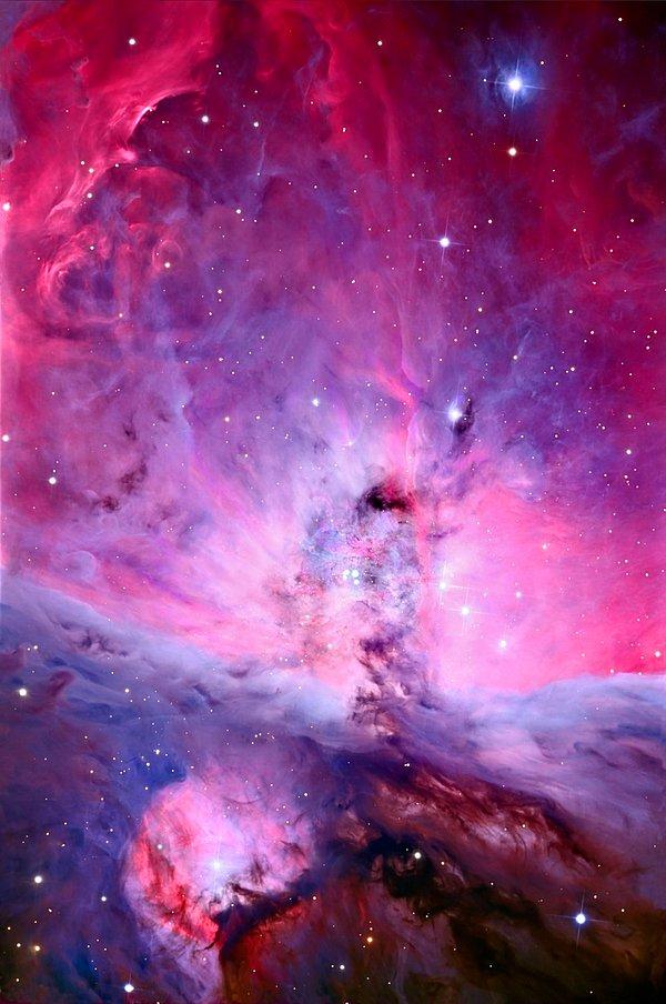 10. Orion Bulutsusu'nun teleskopla şimdiye kadar çekilmiş en yüksek çözünürlükteki fotoğrafı