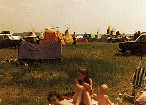 1976 yılındaki Stonehenge Free Festivali