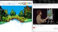 Belki Şurada Bir Ağaç Vardır! Bob Ross İzleyerek MS Paint'te Harikalar Yaratan 14 Yaşındaki Kız