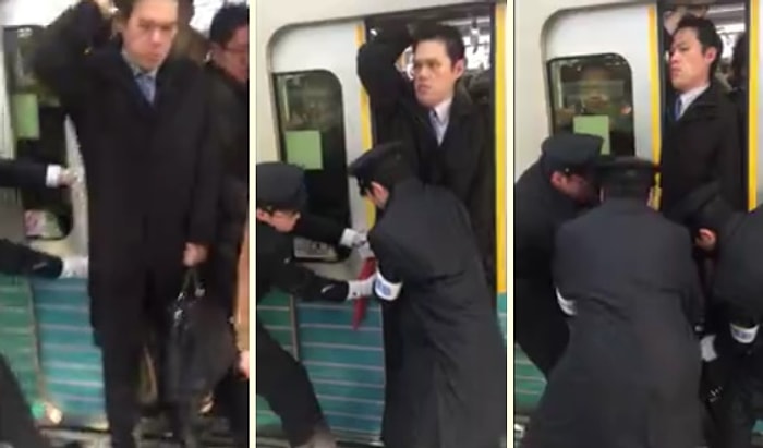 Turşu Basar Gibi Metroya Sıkıştırılan İnsanlar