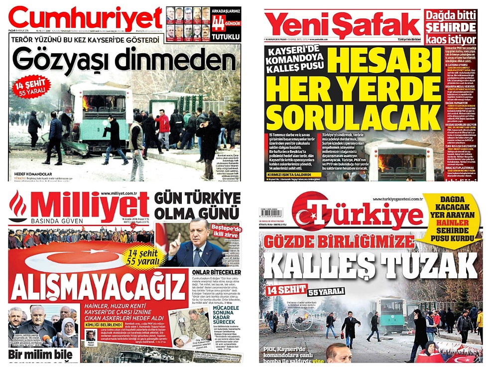 Gazetelerde Bugün | 18 Aralık Pazar