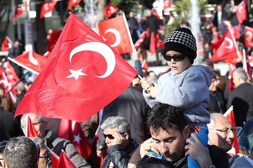 Türkiye Teröre Tepki İçin Yürüdü