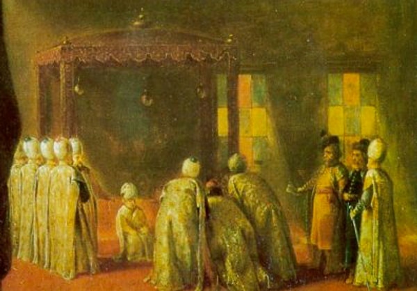 10. Alman büyükelçisi Freiherr von Schwarzen'in Sultan IV. Mehmet'in huzuruna çıkışı