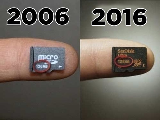 7. 128 MB artık 128 GB: