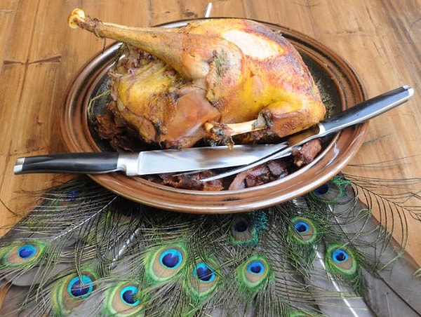 6. Жареный павлин