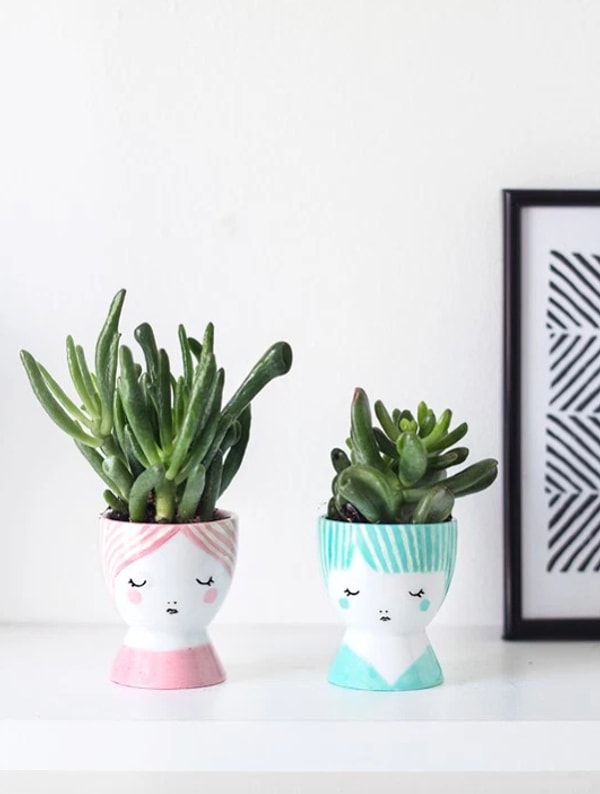 21. Креативный цветочный горшок