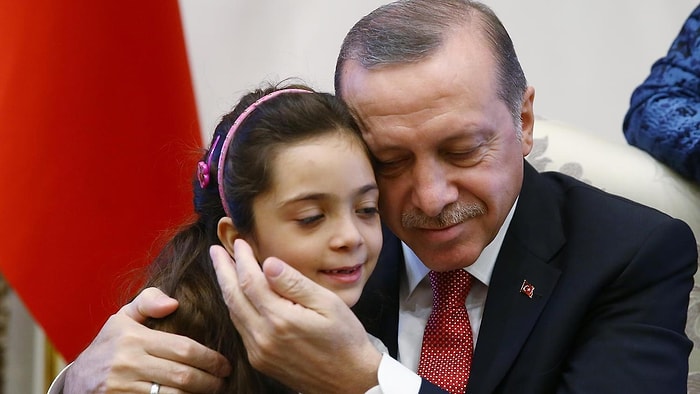 Cumhurbaşkanı Erdoğan Halepli Bana ve Ailesi ile Görüştü