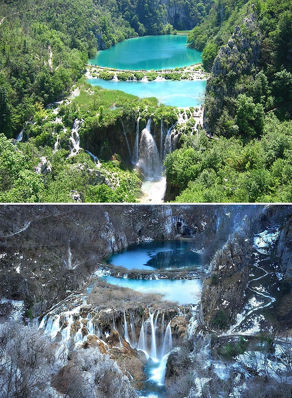 14. Plitvice Gölleri Ulusal Parkı, Hırvatistan