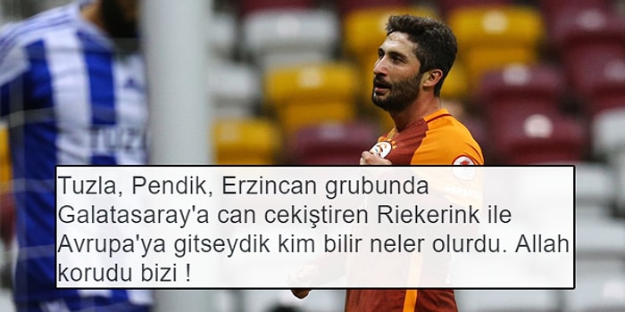 Galatasaray, Kupada İlk Galibiyetini Tuzlaspor Karşısında Aldı, Taraftarlar ise Riekerink'e Tepki Gösterdi