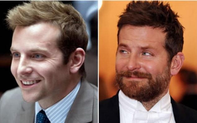 3. Bradley Cooper, for example, looks like a young boy without a beard and a fully matured, sexy man with one.